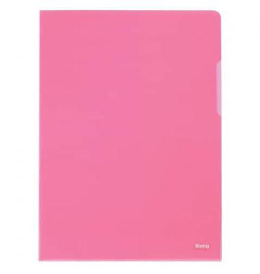 Sichthüllen 1784910-04, A4, rot, transluzent glatt, oben & rechts offen, 0,16mm