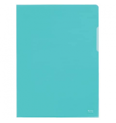 Sichthüllen 1784910-06, A4, grün, transluzent glatt, oben & rechts offen, 0,16mm