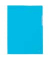 Sichthüllen 1784910-10, A4, blau, transparent glatt, 160µm