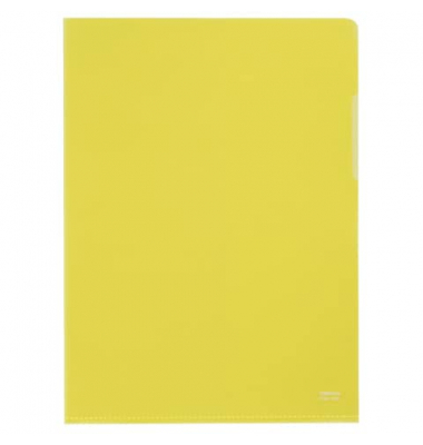 Sichthüllen 1784910-11, A4, gelb, transluzent glatt, oben & rechts offen, 0,16mm