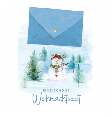 Weihnachtsgeldscheinkarte