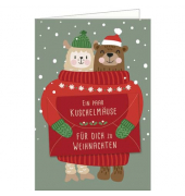 Weihnachtsgeldscheinkarte