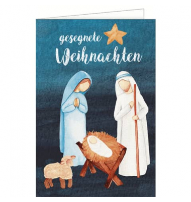 Weihnachtskarte heilig