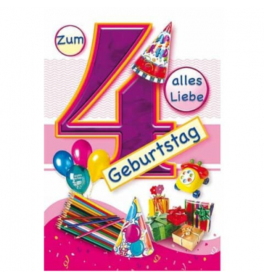 Geburtstagskarten 55-K004 Jubil&auml;umsjahr bunt