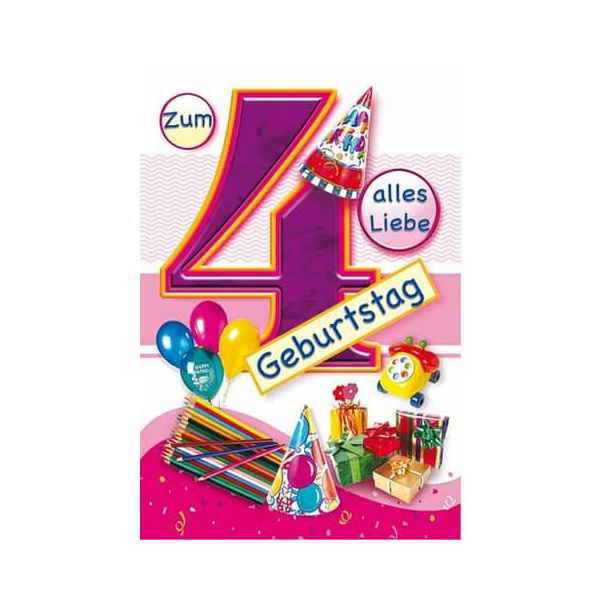 5 Stück Apollo Geburtstagskarten 55-K004 bunt 9004546558019 Apollo