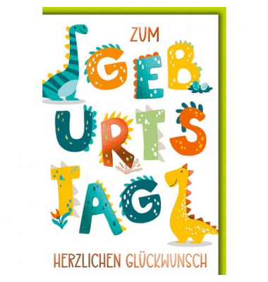 Geburtstagskarten 512422 bunt