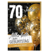 Geburtstagskarten 525470 Zahl 70