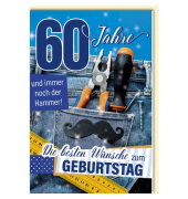 Geburtstagskarten 525460 Zahl 60