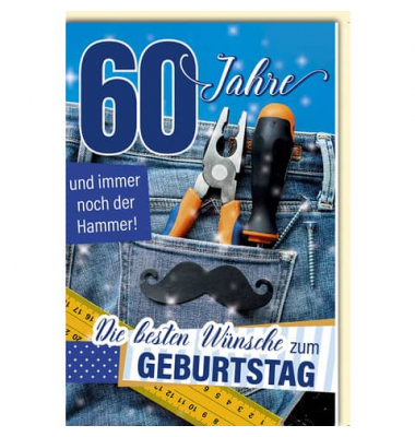 Geburtstagskarten 525460 Zahl 60