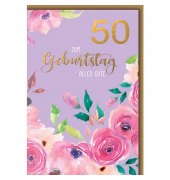 Geburtstagskarten 525150 Jubil&auml;umsjahr bunt