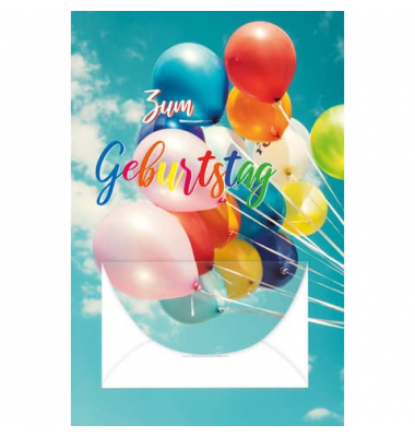 Geburtstagskarten 51-7673 11,5x17cm 115mm x 170mm (BxH) bunt