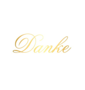 Dankeskarten 41-2258 150mm x 105mm (BxH) Danke schrift