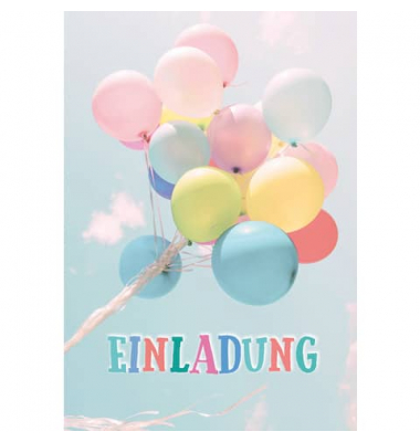 Einladungskarten 41-2256 bunt