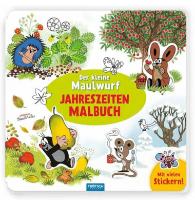 Malbuch Jahreszeiten Maulwurf