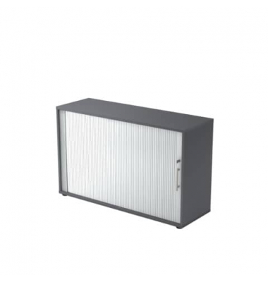 Rollladenschrank MONT.V1732S/G/S/RE, abschlie&szlig;bar, 2 OH, graphit/silber, 120x74,8x40cm (BxHxT)