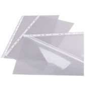 Prospekthüllen 1768095G150-00, A4 klar glatt, oben & links offen