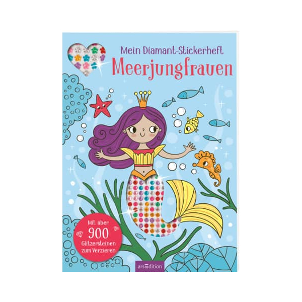 8 Stück Ars Edition Stickerbuch Diamantsticker sortiert  Ars Edition