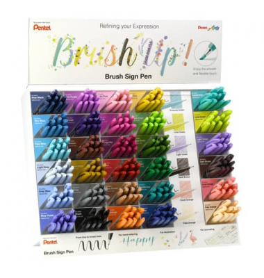 Faserschreiber Sign Pen Brush sortiert