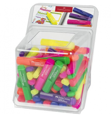 Textmarker 254653, Display, farbig sortiert, 1mm, 2mm, 5mm Spezialspitze