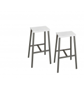 Hocker V SMP1/W/T, weiß, bis 120kg