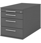 Solid TC30 Rollcontainer grafit 4 Auszüge 42,8 x 80,0 x 51,2 cm