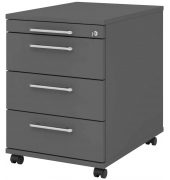 AC30 Rollcontainer grafit 4 Auszüge 42,8 x 58,0 x 59,0 cm