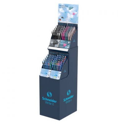 Kugelschreiber Slider Display 4er Tower D