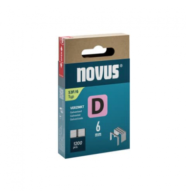 Tackerklammern Typ D 53F/6, 042-0788