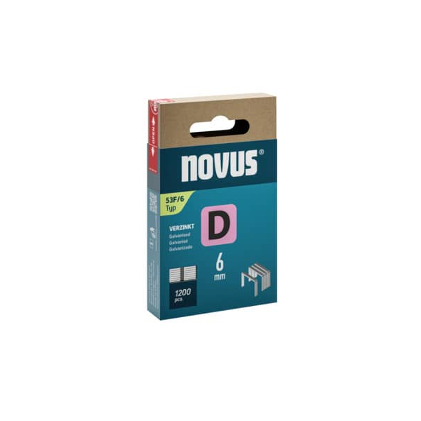 4009729081150 - Novus Elektro Tacker Tackerklammern Typ D 53F 6 042-0788 4009729081150 Novus Elektro Tacker 1200 Stück