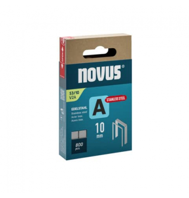 Tackerklammern Typ A Stainelss Steel 53/10 V2A, 042-0779, Edelstahl rostfrei