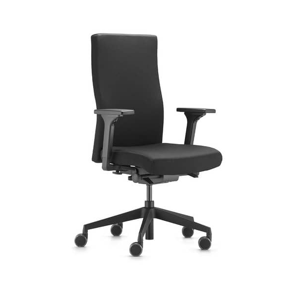 0762743314010 - Bürodrehstuhl to-strike comfort pro schwarz mit Armlehnen bis 125kg 0762743314010 Dauphin