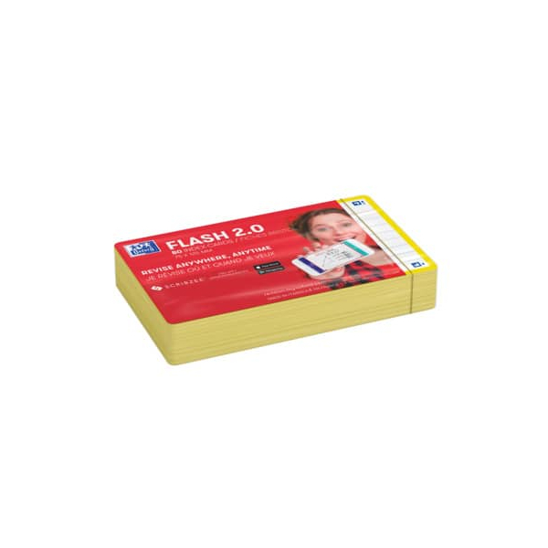 20 Stück Oxford Karteikarte 75x12580BL liniert gelb 3020120152448 Oxford 80 Stück