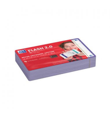 Karteikarten 400133889 purpur blanko 250g 