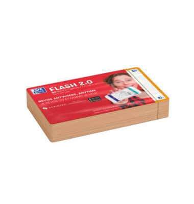 Karteikarten 400133894 orange blanko 250g 