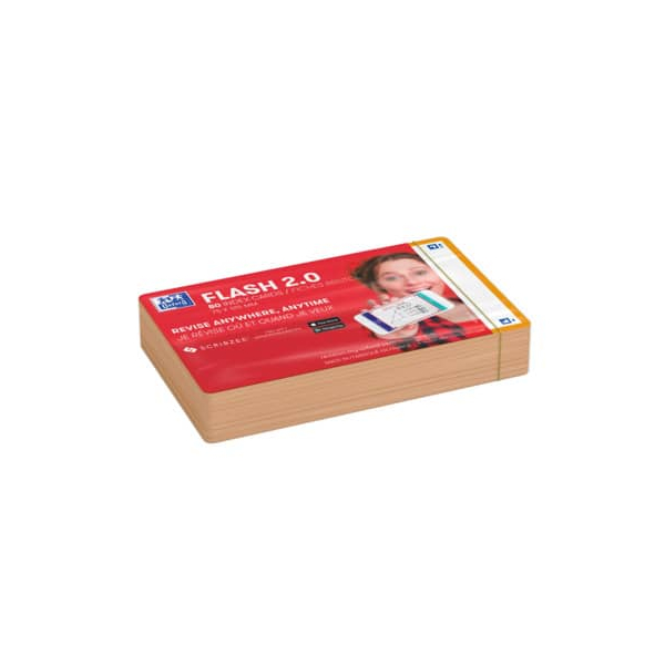 20 Stück Oxford Karteikarte 75x12580BL blanko orange 3020120152776 Oxford 80 Stück