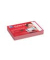 Karteikarten 400133916 rot liniert 250g 