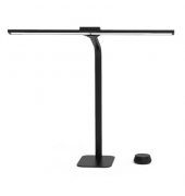 LED-Schreibtischlampe, schwarz, mit Standfuß, dimmbar