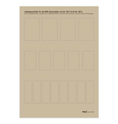 Aufklebeschilder Illustrierter Baum