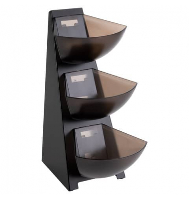 Multi-Rack 3-stufig schwarzgrau