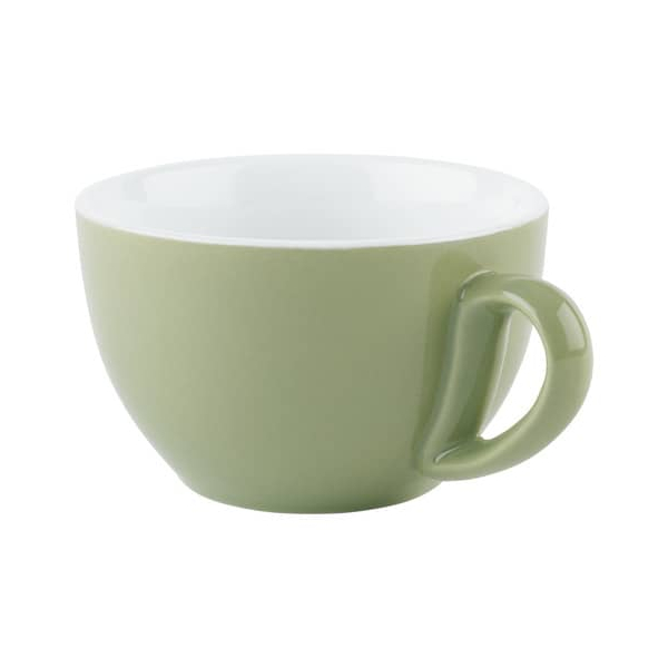 6 Stück APS Cappuccinotasse SNUG 300ml grün 4004133160071 APS