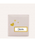 Sticker Rahmen rechteckig gold weiß