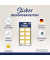 Sticker Rahmen rechteckig gold weiß