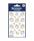 Sticker Marienkäfer transparent goldsil