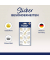 Sticker Marienkäfer transparent goldsil