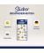 Sticker Kleeblatt transparent gold silbe