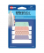 Haftmarker 30123, 63,5x25,4mm, mint-gold/ros&eacute; gold/ros&eacute; silber/lila-kupfer, Muster