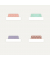 Haftmarker 30123, 63,5x25,4mm, mint-gold/ros&eacute; gold/ros&eacute; silber/lila-kupfer, Muster