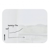 Magnettafel GL304, 120x90cm, Tempered Glas / Sicherheitsglas (ESG)