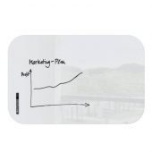 Magnettafel GL303, 100x65cm, Tempered Glas / Sicherheitsglas (ESG)