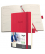 Buchkalender C2535, rot, 1 Woche / 2 Seiten, 9,3x14cm (A6), 2026